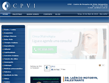 Tablet Screenshot of cpvi.com.br